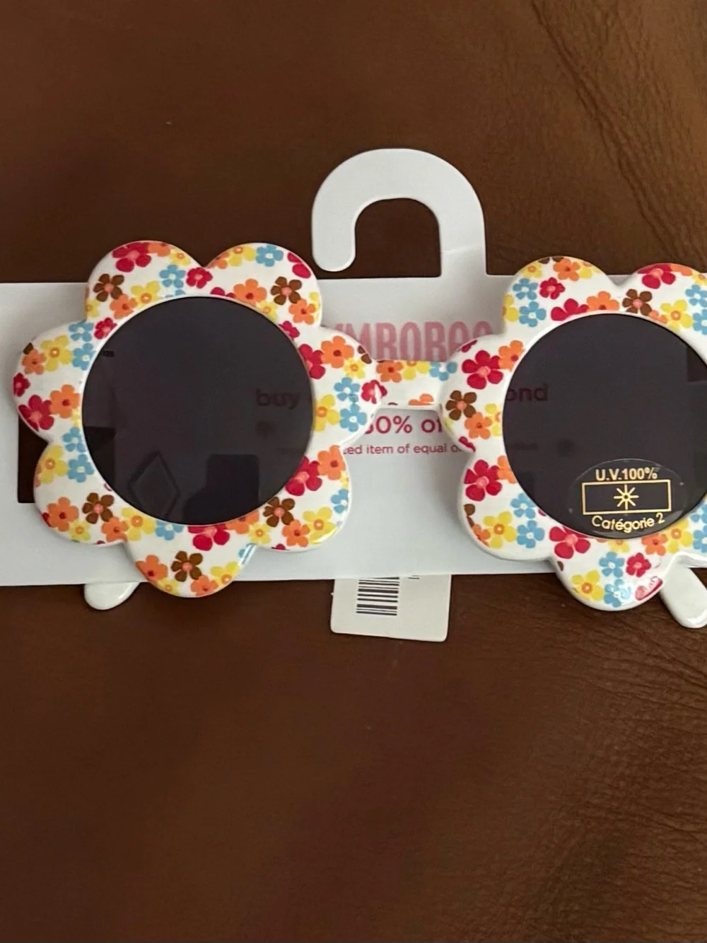 Gymboree Kids Floral Frame Sunglasses - White with Multicolor Flowers